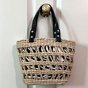 Nordstrom Basket weave Summer Handbag